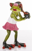 FIGURKA ŻABA TENISISTKA 15x9x9,5