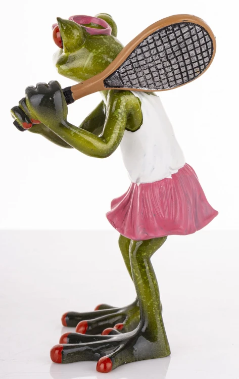 FIGURKA ŻABA TENISISTKA 15x9x9,5