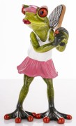 FIGURKA ŻABA TENISISTKA 15x9x9,5