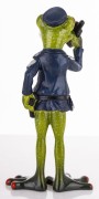 FIGURKA ŻABA POLICJANT 17x8,5x6