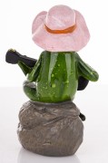 FIGURKA ŻABA Z GITARĄ GITARZYSTA 11x6x7