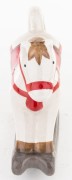 FIGURKA CERAMICZNA KOŃ NA BIEGUNACH 14x15x4,5