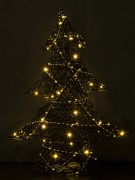 CHOINKA CZARNA LED 49x38x10CM