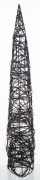 CHOINKA CZARNA LED 49x38x10CM