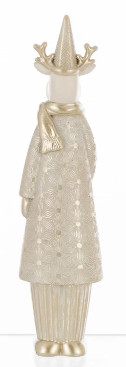FIGURKA RENIFER ZŁOTY 23x6x5,5