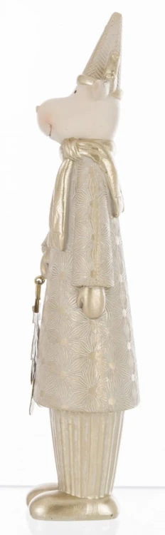 FIGURKA RENIFER ZŁOTY 23x6x5,5