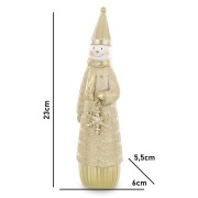 FIGURKA BAŁWAN ZŁOTY 23x6x5,5