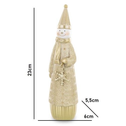 FIGURKA BAŁWAN ZŁOTY 23x6x5,5