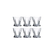 KOMPLET KIELISZKÓW DO NALEWKI 55ML BOHEMIA QUADRO