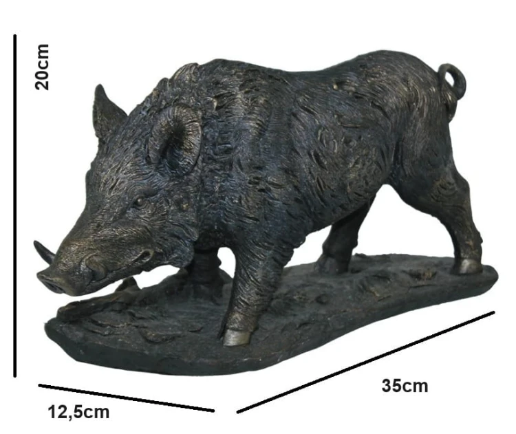 FIGURKA DZIK 20X12,5X35CM