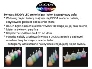 ŚWIECA KULA SZOPKA BIAŁA/ECRU Z DIODĄ ZMIENIAJĄCĄ KOLOR