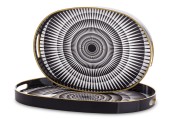 TACA DEKORACYJNA KPL. 2 SZT 44x29,5/39,5x27