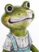FIGURKA ŻABA KWIAT LOTOSU 21,5x17,5x10CM