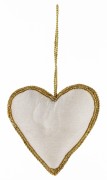 ZAWIESZKA MATERIAŁOWA SERCE 10X10CM
