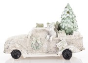 FIGURKA SAMOCHÓD LED Z CHOINKĄ 16,5CM