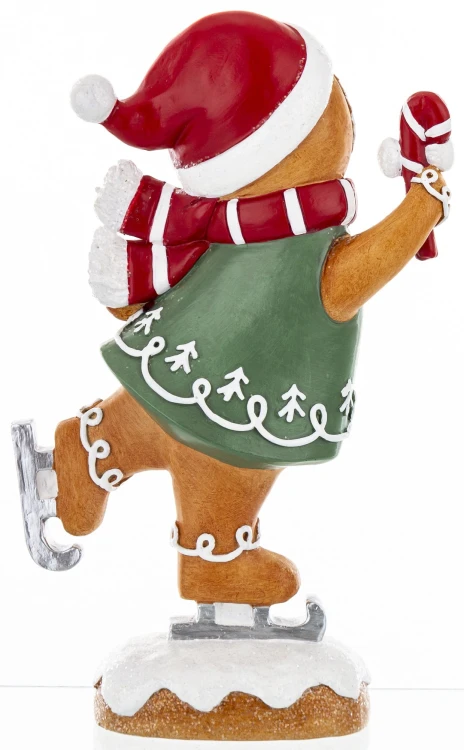 FIGURKA UROCZY CIASTEK NA ŁYŻWACH 22,5CM