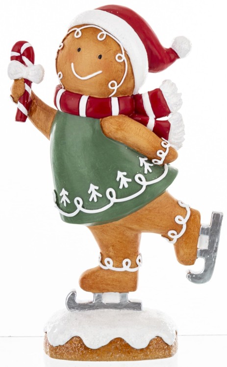 FIGURKA UROCZY CIASTEK NA ŁYŻWACH 22,5CM