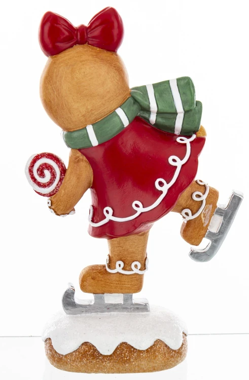 FIGURKA UROCZY CIASTEK NA ŁYŻWACH 21CM