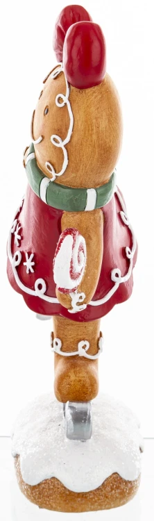 FIGURKA UROCZY CIASTEK NA ŁYŻWACH 21CM