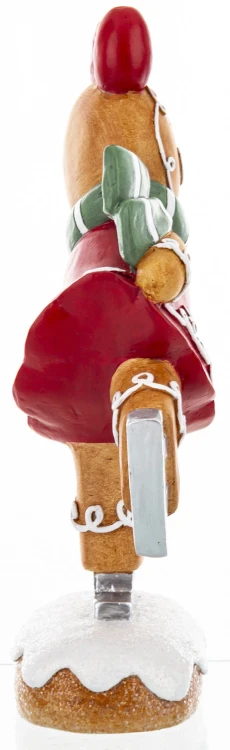 FIGURKA UROCZY CIASTEK NA ŁYŻWACH 21CM