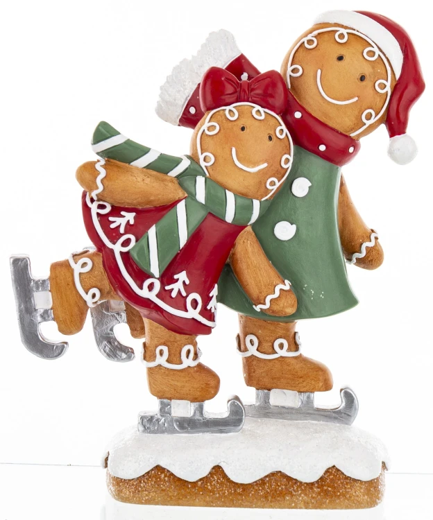 FIGURKA UROCZY CIASTEK NA ŁYŻWACH 20CM