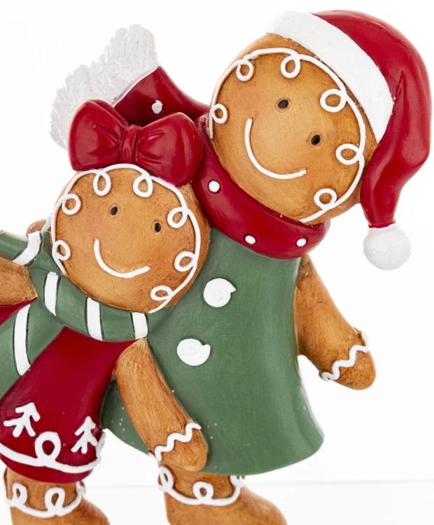 FIGURKA UROCZY CIASTEK NA ŁYŻWACH 20CM