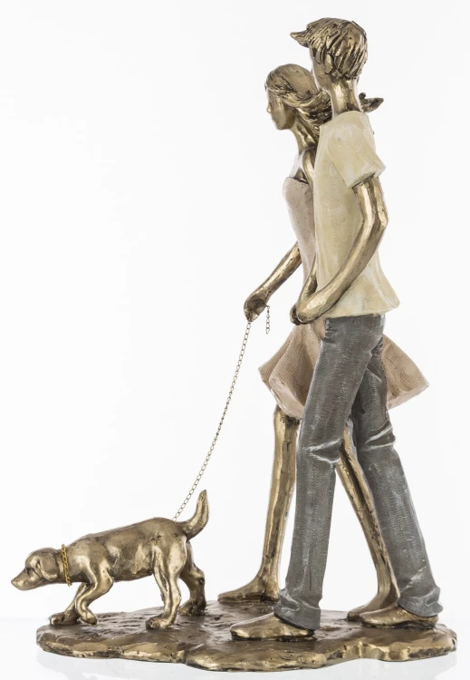 FIGURKA PARA Z PSEM 27x18x10