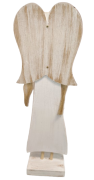FIGURKA ANIOŁ DREWNIANY RĘKODZIEŁO 56CM