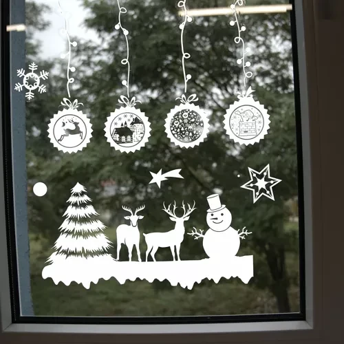 NAKLEJKI ŚWIĄTECZNE NA OKNO / OZDOBY SZYBĘ