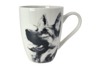 KUBEK PORCELANOWY 350ML- OWCZAREK NIEMIECKI