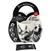KUBEK PORCELANOWY 350ML- OWCZAREK NIEMIECKI