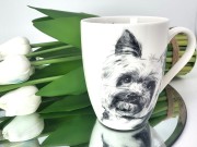 KUBEK PORCELANOWY 350ML- Yorkshire Terier