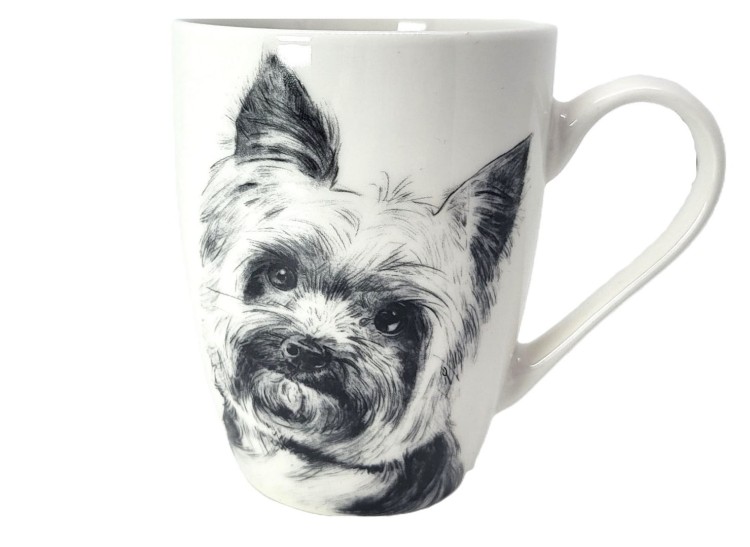 KUBEK PORCELANOWY 350ML- Yorkshire Terier