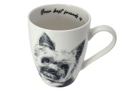 KUBEK PORCELANOWY 350ML- Yorkshire Terier