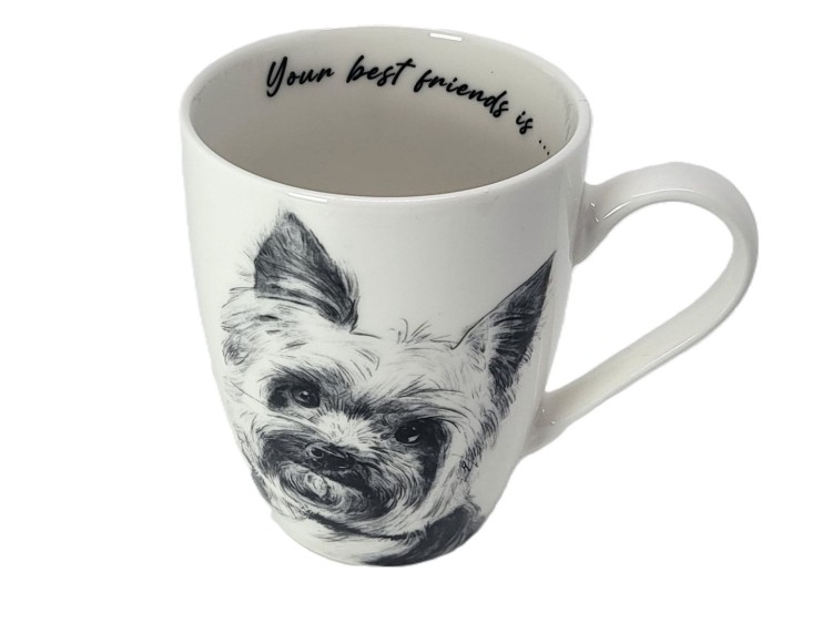 KUBEK PORCELANOWY 350ML- Yorkshire Terier