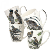 KUBEK PORCELANOWY 300ML - PTAKI - 4 WZORY