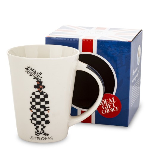 KUBEK PORCELANOWY - 4 WZORY