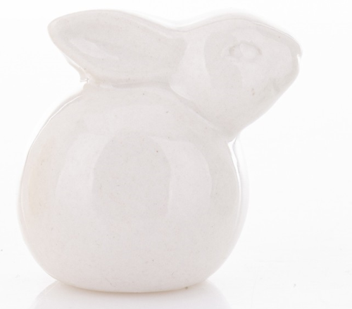 FIGURKA CERAMICZNA KRÓLIK BIAŁY 5x4x5,5