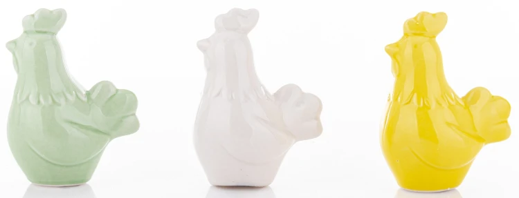 FIGURKA KOGUT BIAŁY 9x4x6,5
