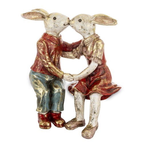 FIGURKA KRÓLIKI SIEDZĄCE PIERROT 33CM