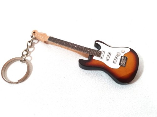 Breloczek - gitara J. Hendrix - mahoń