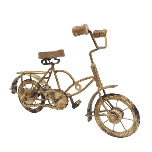 Stary rower - figurka metal drewno retro