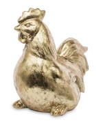 FIGURKA KURA ZŁOTA 17x10x17