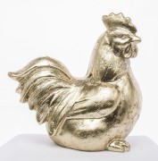 FIGURKA KURA ZŁOTA 17x10x17