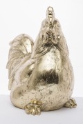 FIGURKA KURA ZŁOTA 17x10x17
