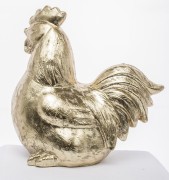 FIGURKA KURA ZŁOTA 17x10x17