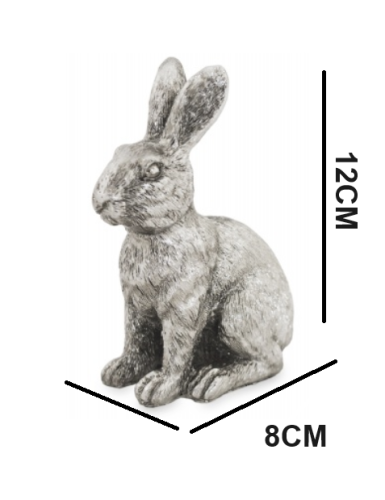 FIGURKA ZAJĄC 12X8CM
