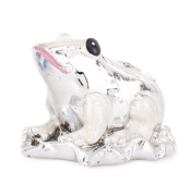 FIGURKA ŻABKA ŻABA 3X4,5X5CM BIAŁA
