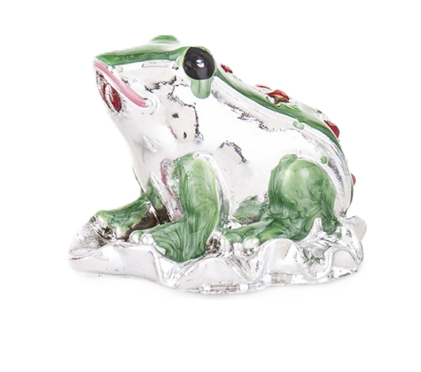 FIGURKA ŻABKA ŻABA 3X4,5X5CM ZIELONA