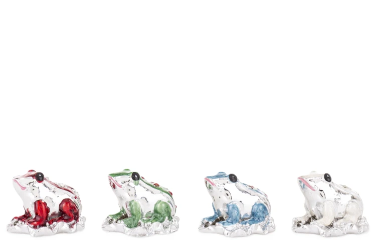 FIGURKA ŻABKA ŻABA X4,5X5CM NIEBIESKA